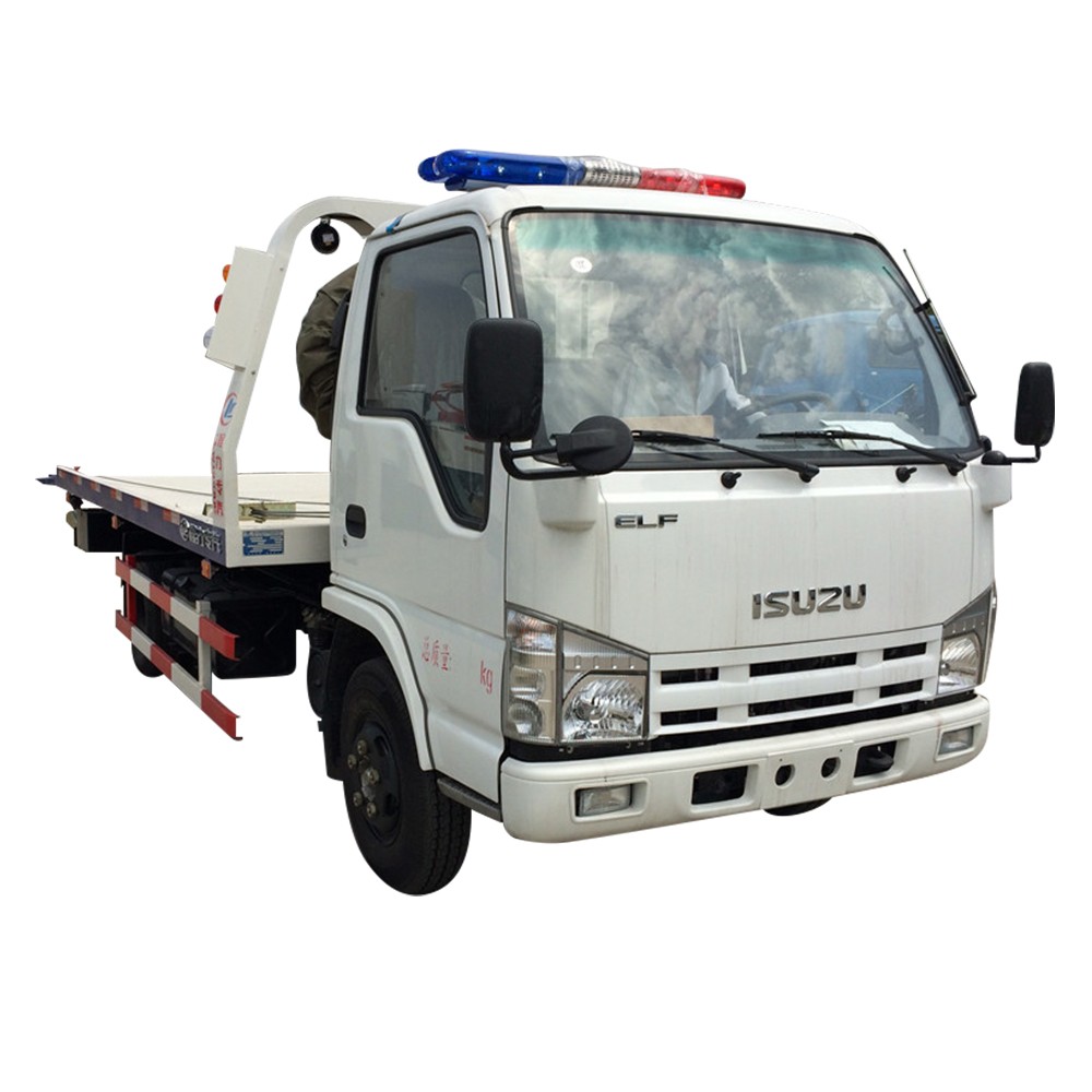 4トンフラットベッドレッカー車